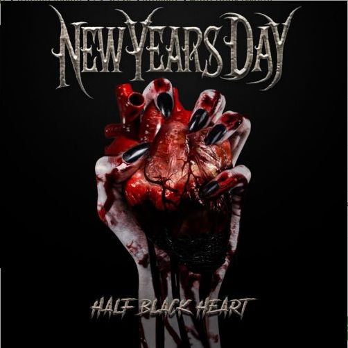 New Years Day - Half black heart CD levy