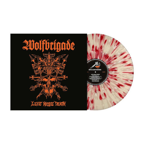 Wolfbrigade - Life Knife Death (Splatter) Scandinavian Version - LP (uusi)