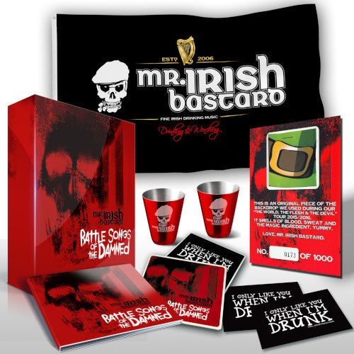 Mr. Irish Bastard - Battle Songs Of The Damned (CD Merch Box) - CD (uusi)