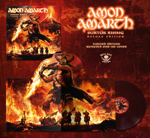 Amon Amarth - Surtur Rising (Burgundy Marbled Vinyl LP) - LP (uusi)