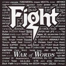Fight - War Of Words / A Small Deadly Space - CD (uusi)