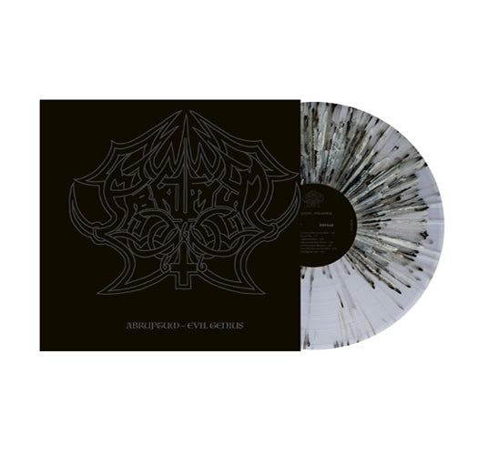 Abruptum - Evil Genius - LP (TSP Splatter Grey/Black/White) - LP uusi
