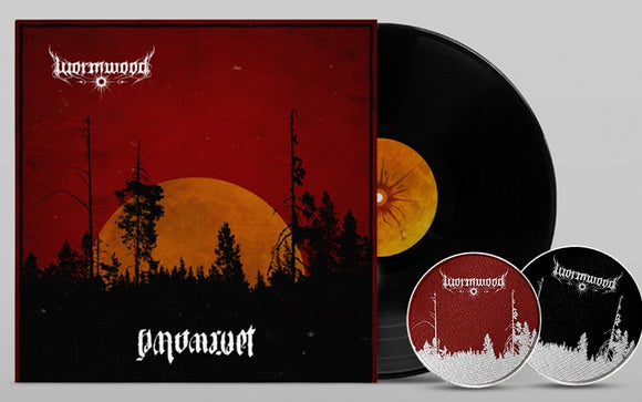 Wormwood - Nattarvet - GTF LP Black + Patches - LP uusi