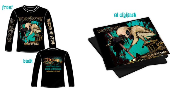 Nuclear - Murder Of Crows (DIGI+L/S) L - CD (uusi)