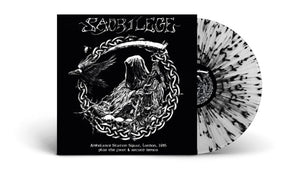Sacrilege - Ambulance Station Squat London 1985 (B/w splatter) - LP (uusi)