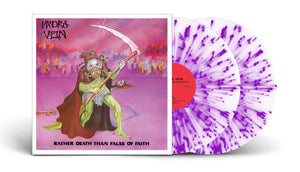 Hydra Vein - Rather Death Than False Of Faith (Purple/clear spl - LP (uusi)