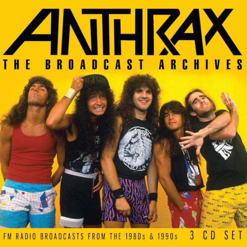 Anthrax - Broadcast Archives (3 CD) Broadcasts Live - CD (uusi)
