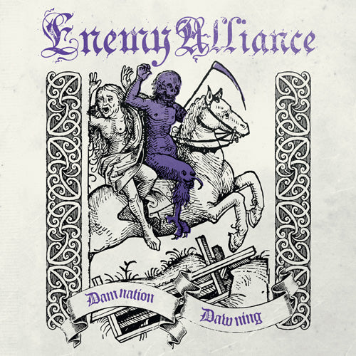 Enemy Alliance - Damnation Dawning (Purple vinyl) - LP uusi