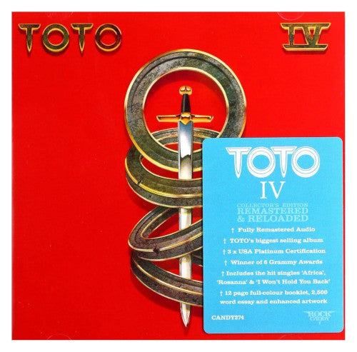 Toto - Toto IV (Collectors Edition) Remastered/Reloaded - CD (uusi)