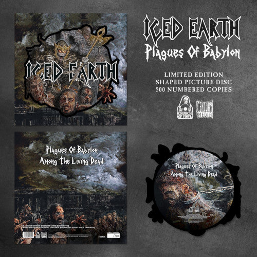 Iced Earth - Plagues Of Babylon (Pic Disc Shaped) - LP (uusi)