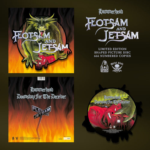 Flotsam & Jetsam - Hammerhead (Vinyl Picture Disc Shaped) - LP uusi