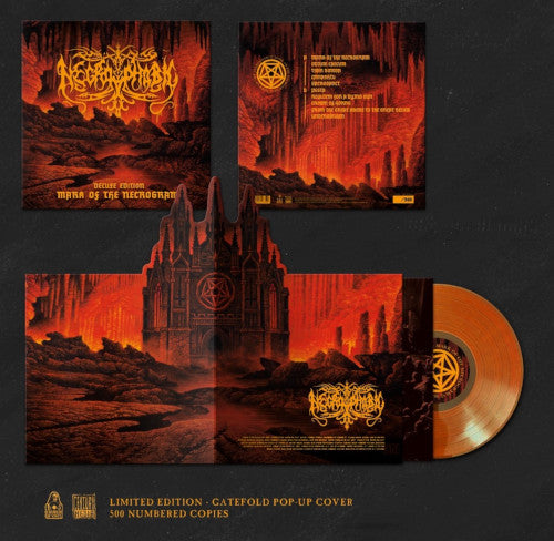 Necrophobic - Mark Of The Necrogram (Lava Orange Vinyl LP) - LP (uusi)