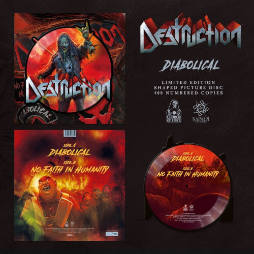 Destruction - Diabolical (Picture Vinyl LP) - LP uusi