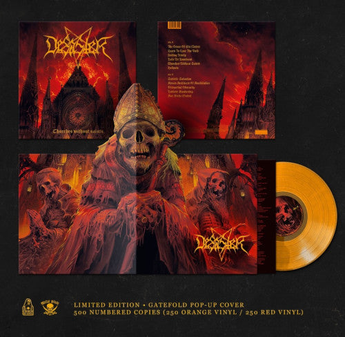 Desaster - Churches Without Saints (Orange Vinyl LP) - LP uusi