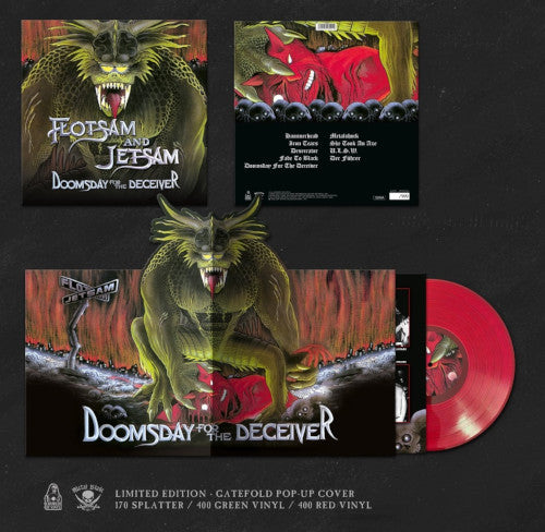 Flotsam & Jetsam - Doomsday For The Deceiver (Red Pop-Up Vinyl LP) - LP uusi