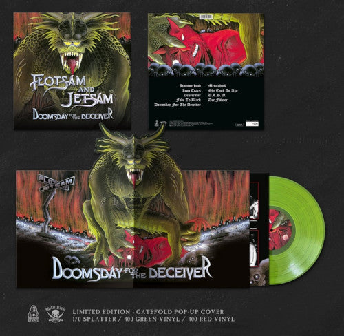 Flotsam & Jetsam - Doomsday For The Deceiver (Colour Pop-Up Vinyl LP) - LP uusi