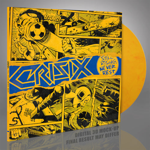 Crisix - Still Rising..Never Rest (Yellow Marbled Vinyl LP) - LP (uusi)