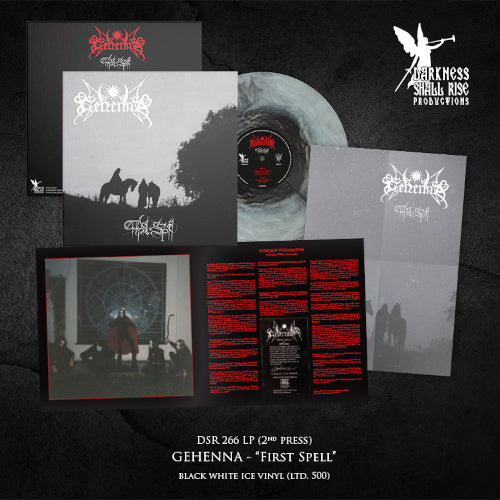 Gehenna - First Spell (Black/White Ice Vinyl LP) - LP uusi