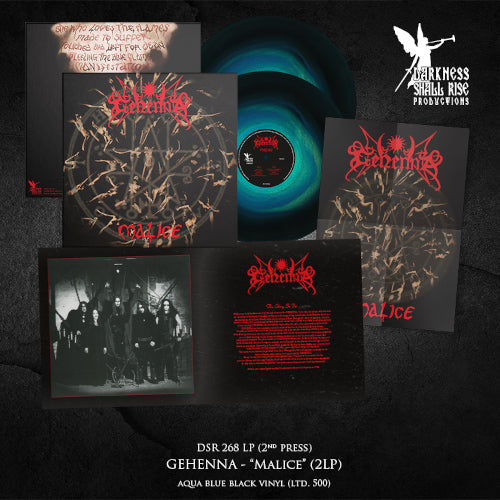 Gehenna - Malice (Our Third Spell) (2 LP Blue/Black Vinyl) - LP uusi