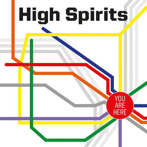 High Spirits - You Are Here (White/Grey Bi-color Vinyl LP) - LP uusi