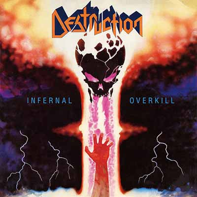 Destruction - Infernal Overkill (Orange/Blue/Orange Vinyl LP) - LP uusi