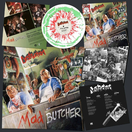 Destruction - Mad Butcher (Splatter Vinyl LP) - LP uusi