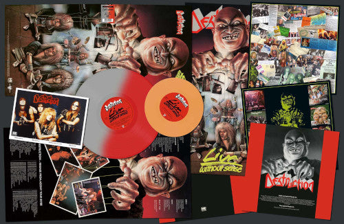 Destruction - Live Without Sense (Red/Grey Vinyl LP + 7