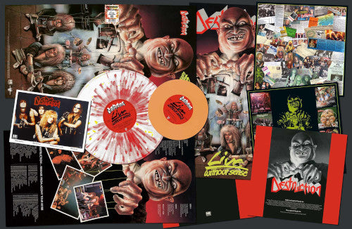 Destruction - Live Without Sense (Fire Splatter Vinyl LP + 7