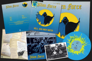Alien Force - Hell And High Water (Yellow/Blue Splatter Vinyl) - LP uusi