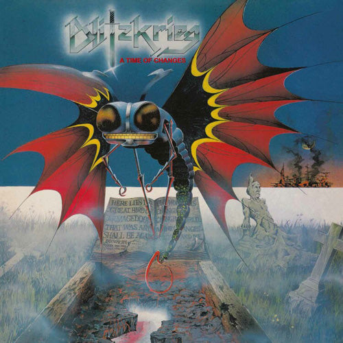 Blitzkrieg - A Time Of Changes (Blue vinyl + 10