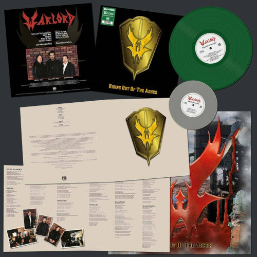 Warlord - Rising Out Of The Ashes (Green Vinyl LP) - LP uusi