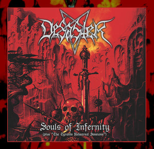 Desaster - Souls Of Infernity + Tyrants Rehearsal Sessions - LP uusi