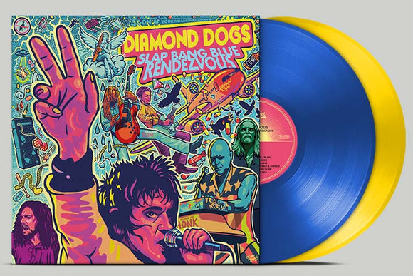 Diamond Dogs - Slap Bang Blue Rendezvous (2LP Blue/Yellow Vinyls) - LP uusi