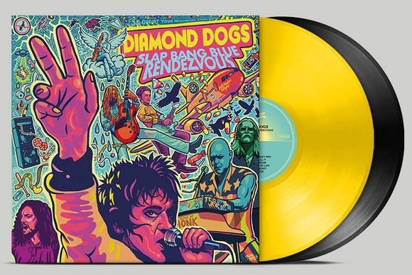 Diamond Dogs - Slap Bang Blue Rendezvous (2LP Black/Yellow Vinyl) - LP uusi