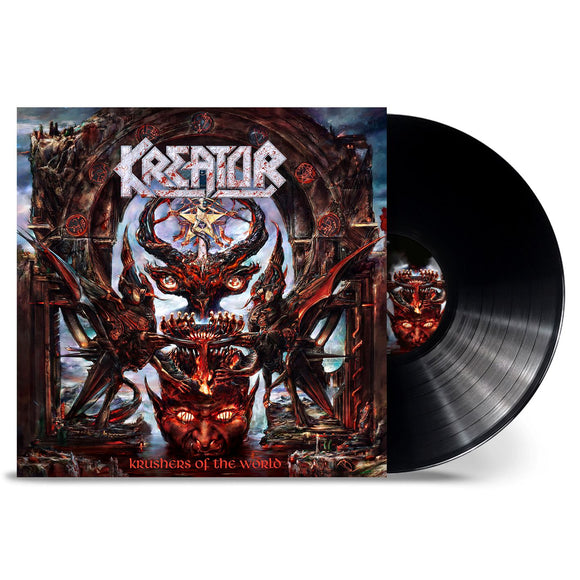 Kreator - Krushers Of The World LP levy - musta (uusi)