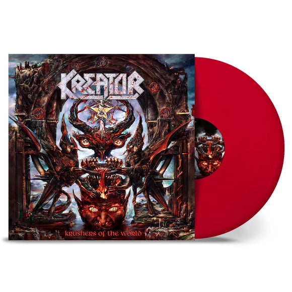 Kreator - Krushers Of The World LP levy - punainen  (uusi)