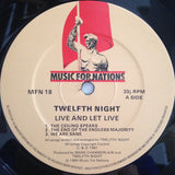 Twelfth Night – Live And Let Live LP levy