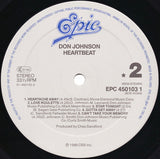 Don Johnson - Heartbeat LP levy (käytetty)