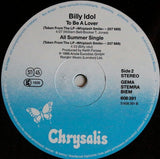 Billy Idol - To Be A Lover LP levy (käytetty)