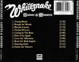 Whitesnake - Saints & Sinners CD levy (käytetty)