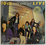 10cc - Live And Let Live LP levy (käytetty)