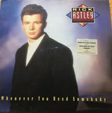 Rick Astley - Whenever You Need Somebody LP levy (käytetty)