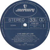 10cc - Live And Let Live LP levy (käytetty)