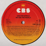 USA For Africa - We Are The World LP levy (käytetty)