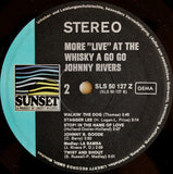 Johnny Rivers - More Live At The Whiskey-A-Go-Go LP levy (käytetty)