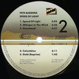 Peter Bardens - Speed Of Light LP levy (käytetty)