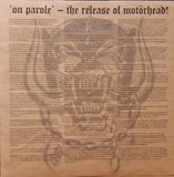 Motörhead - On Parole LP levy (uusi)