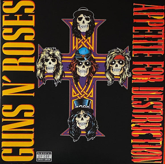 Guns N' Roses – Appetite For Destruction LP levy