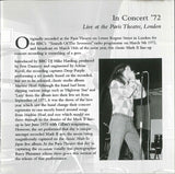 Deep Purple - In Concert '72 CD levy (käytetty)