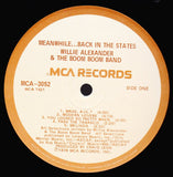 Willie Alexander & The Boom Boom Band - Meanwhile...Back In The States LP levy (käytetty)